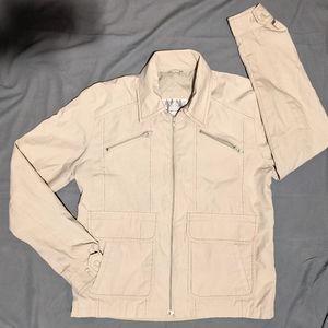 Vntg Westchester Classics Men's Beige Mod Light Weight Jacket 38Reg